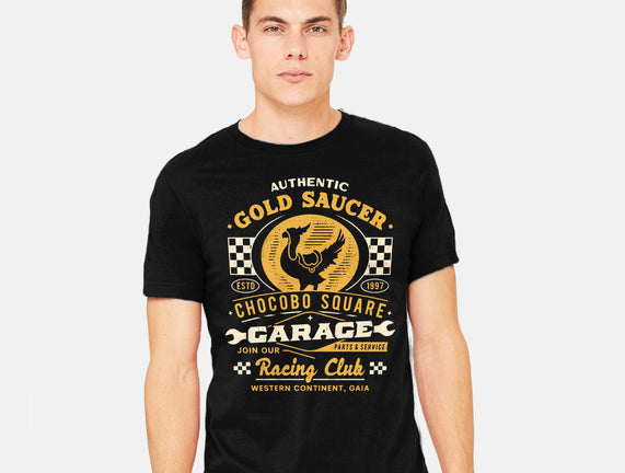 Gold Saucer Garage Vintage