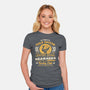 Gold Saucer Garage Vintage-Womens-Fitted-Tee-LAGELANTEE