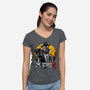 The Spider Redemption-Womens-V-Neck-Tee-joerawks
