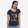 The Spider Redemption-Womens-V-Neck-Tee-joerawks