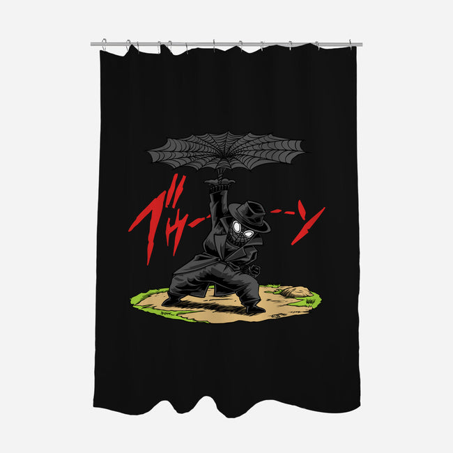 The Spider Disc-None-Polyester-Shower Curtain-joerawks