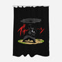 The Spider Disc-None-Polyester-Shower Curtain-joerawks