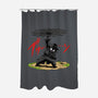 The Spider Disc-None-Polyester-Shower Curtain-joerawks