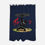 The Spider Disc-None-Polyester-Shower Curtain-joerawks