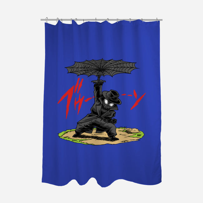 The Spider Disc-None-Polyester-Shower Curtain-joerawks