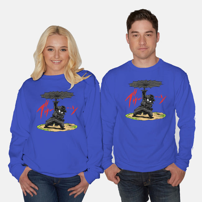 The Spider Disc-Unisex-Crew Neck-Sweatshirt-joerawks
