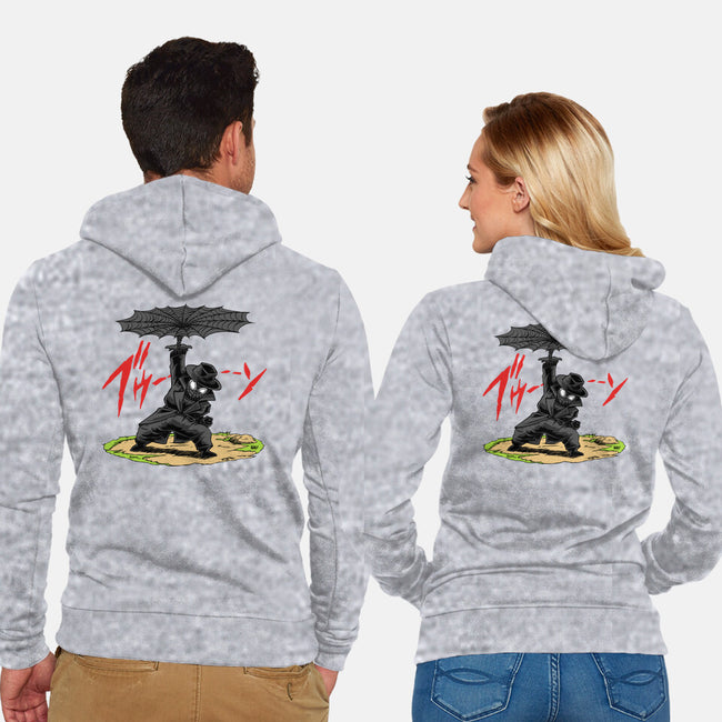 The Spider Disc-Unisex-Zip-Up-Sweatshirt-joerawks