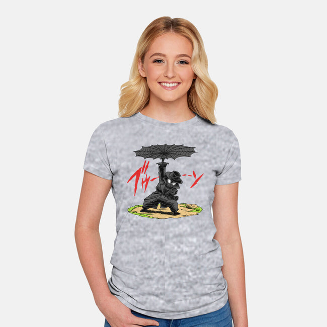The Spider Disc-Womens-Fitted-Tee-joerawks
