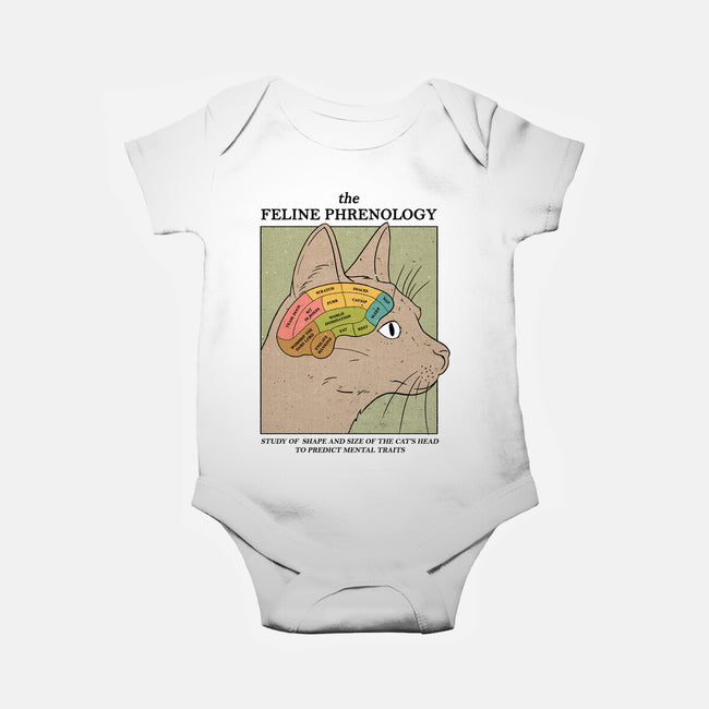 Feline Phrenology-Baby-Basic-Onesie-Thiago Correa