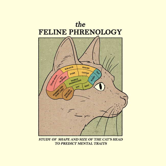 Feline Phrenology-None-Drawstring-Bag-Thiago Correa