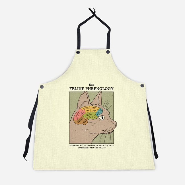 Feline Phrenology-Unisex-Kitchen-Apron-Thiago Correa