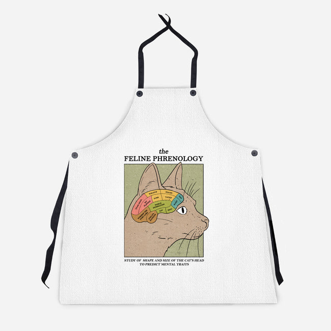 Feline Phrenology-Unisex-Kitchen-Apron-Thiago Correa