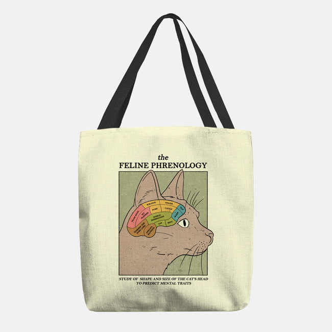 Feline Phrenology-None-Basic Tote-Bag-Thiago Correa