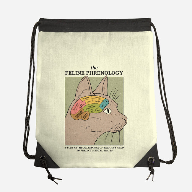 Feline Phrenology-None-Drawstring-Bag-Thiago Correa