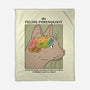 Feline Phrenology-None-Fleece-Blanket-Thiago Correa
