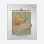 Feline Phrenology-None-Fleece-Blanket-Thiago Correa