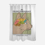 Feline Phrenology-None-Polyester-Shower Curtain-Thiago Correa