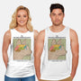 Feline Phrenology-Unisex-Basic-Tank-Thiago Correa
