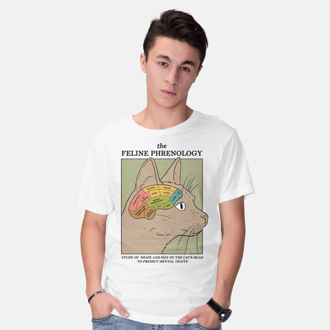 Feline Phrenology-Mens-Basic-Tee-Thiago Correa