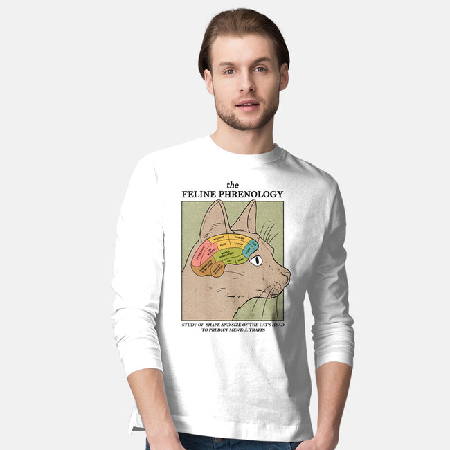 Feline Phrenology-Mens-Long Sleeved-Tee-Thiago Correa