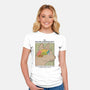 Feline Phrenology-Womens-Fitted-Tee-Thiago Correa