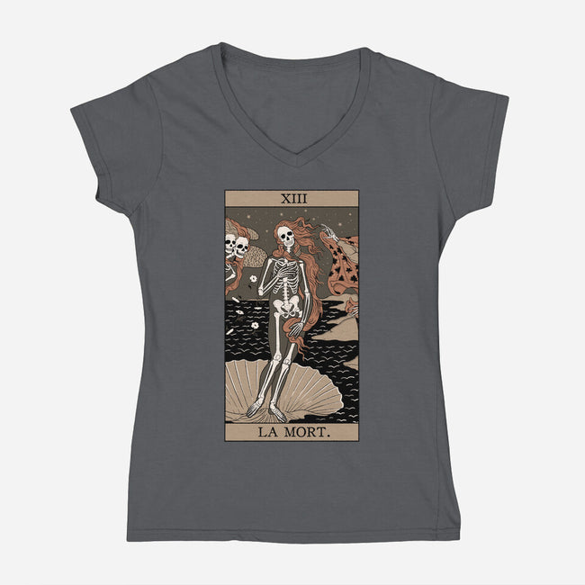 La Mort-Womens-V-Neck-Tee-Thiago Correa