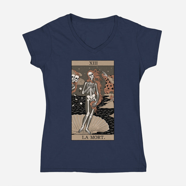 La Mort-Womens-V-Neck-Tee-Thiago Correa