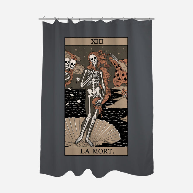 La Mort-None-Polyester-Shower Curtain-Thiago Correa