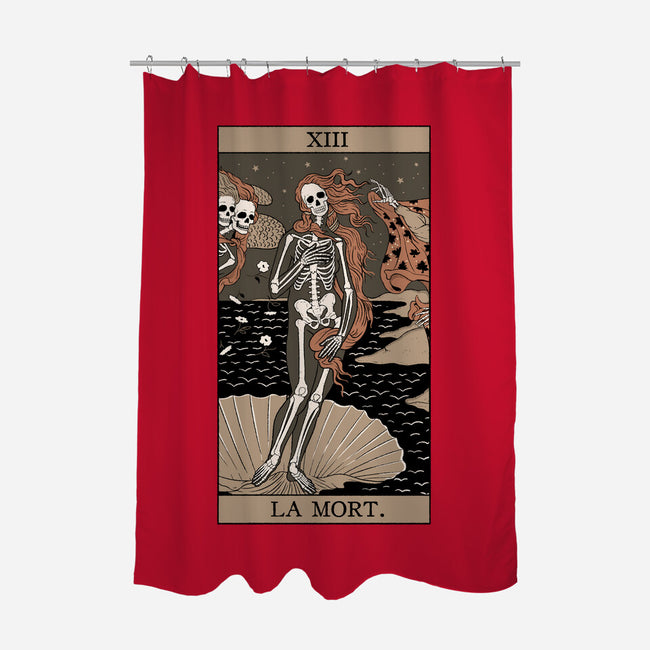 La Mort-None-Polyester-Shower Curtain-Thiago Correa
