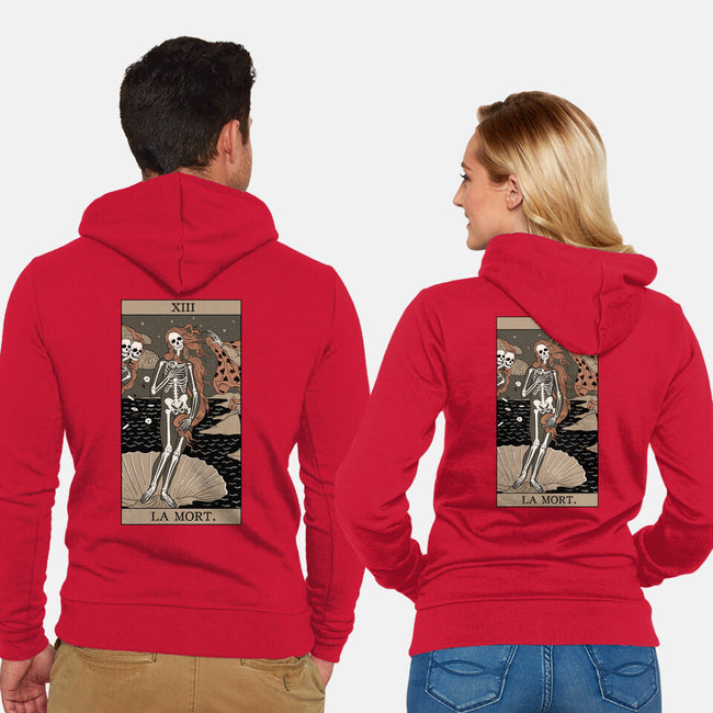 La Mort-Unisex-Zip-Up-Sweatshirt-Thiago Correa