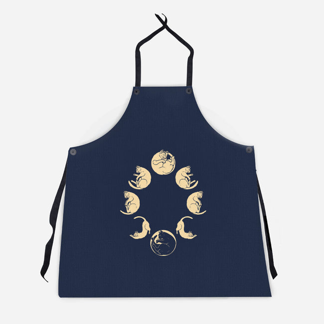 Moon Cycle-Unisex-Kitchen-Apron-Thiago Correa