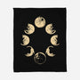Moon Cycle-None-Fleece-Blanket-Thiago Correa