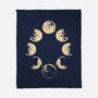 Moon Cycle-None-Fleece-Blanket-Thiago Correa