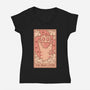 Toe Bean Lover-Womens-V-Neck-Tee-Thiago Correa
