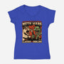 Dungeon Crawler War-Womens-V-Neck-Tee-Studio Mootant