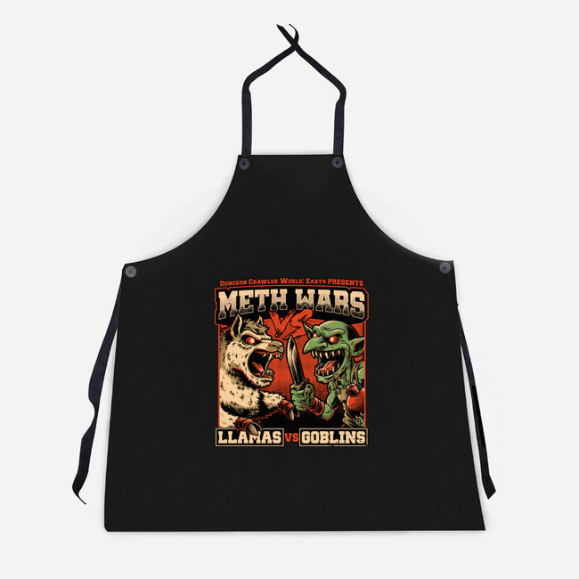 Dungeon Crawler War-Unisex-Kitchen-Apron-Studio Mootant