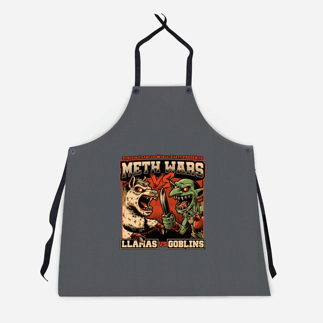 Dungeon Crawler War-Unisex-Kitchen-Apron-Studio Mootant
