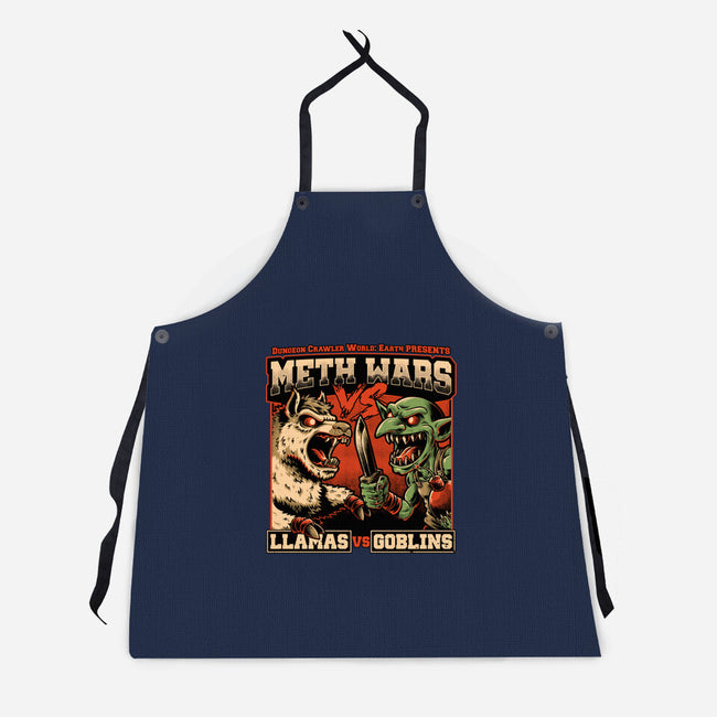 Dungeon Crawler War-Unisex-Kitchen-Apron-Studio Mootant