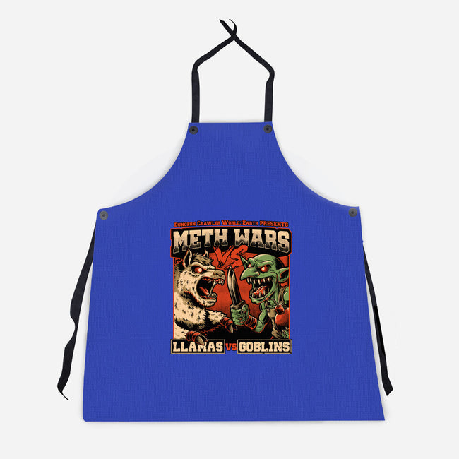 Dungeon Crawler War-Unisex-Kitchen-Apron-Studio Mootant