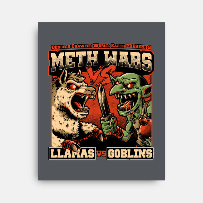 Dungeon Crawler War-None-Stretched-Canvas-Studio Mootant