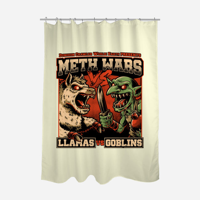 Dungeon Crawler War-None-Polyester-Shower Curtain-Studio Mootant