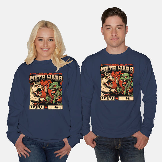 Dungeon Crawler War-Unisex-Crew Neck-Sweatshirt-Studio Mootant