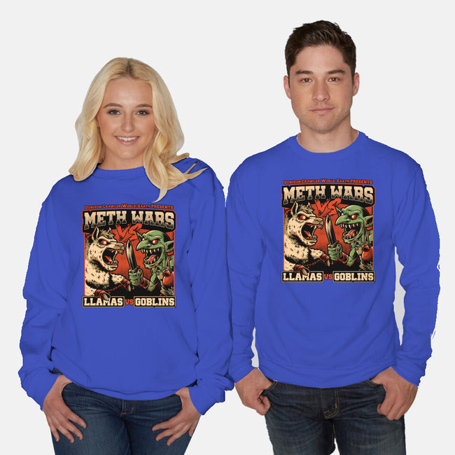 Dungeon Crawler War-Unisex-Crew Neck-Sweatshirt-Studio Mootant