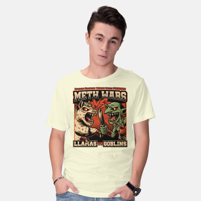 Dungeon Crawler War-Mens-Basic-Tee-Studio Mootant