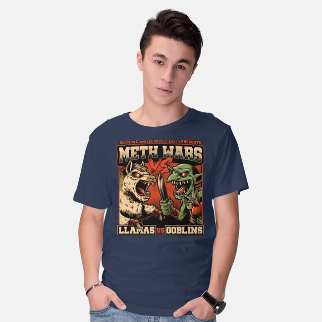 Dungeon Crawler War-Mens-Basic-Tee-Studio Mootant