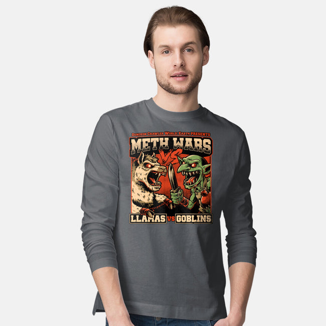 Dungeon Crawler War-Mens-Long Sleeved-Tee-Studio Mootant