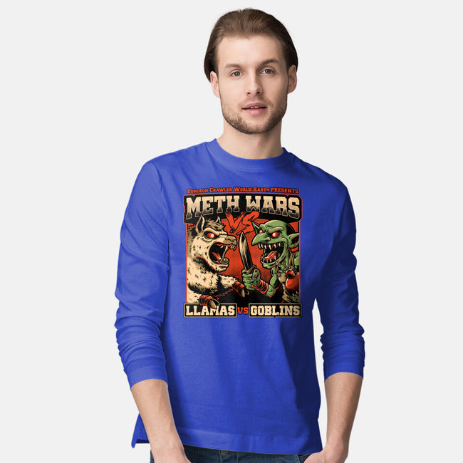 Dungeon Crawler War-Mens-Long Sleeved-Tee-Studio Mootant