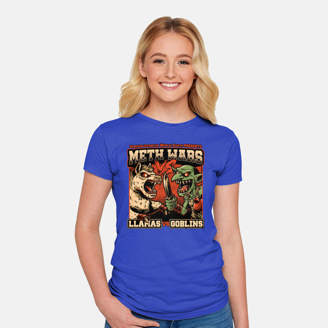 Dungeon Crawler War-Womens-Fitted-Tee-Studio Mootant