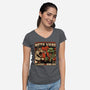 Dungeon Crawler War-Womens-V-Neck-Tee-Studio Mootant