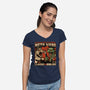 Dungeon Crawler War-Womens-V-Neck-Tee-Studio Mootant